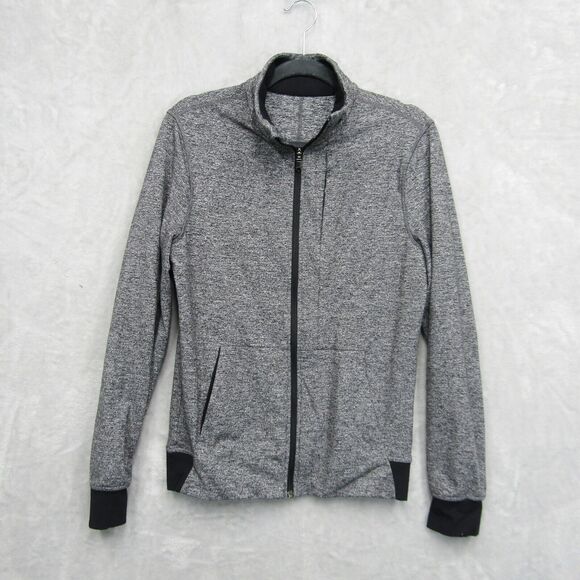 Lululemon Men's Medium Used Prepost Jacket Heathered Gray Full Zip - Picture 1 of 9